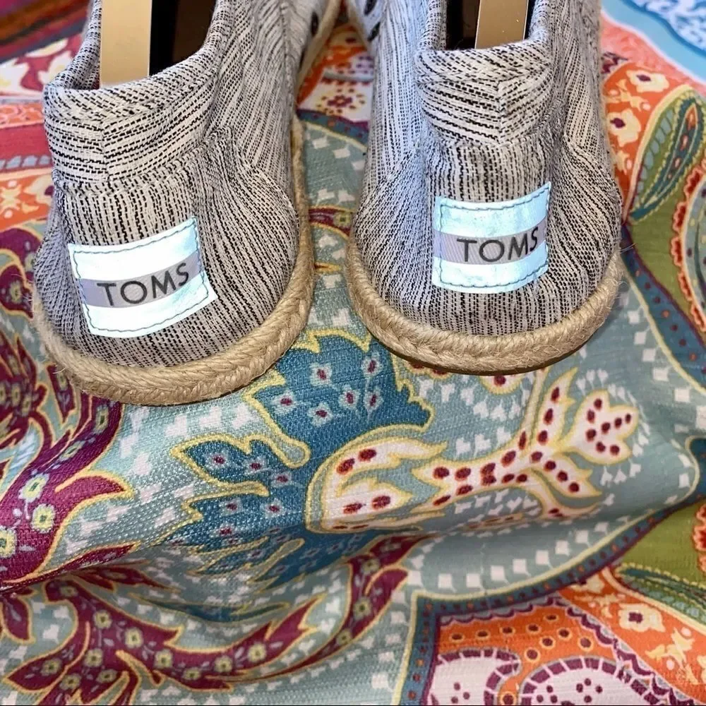 NEW TOM’S woven lace up espadrilles